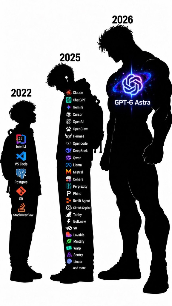从 2022 到 2026:开发工具到 GPT-6 Astra 端到端 Agent